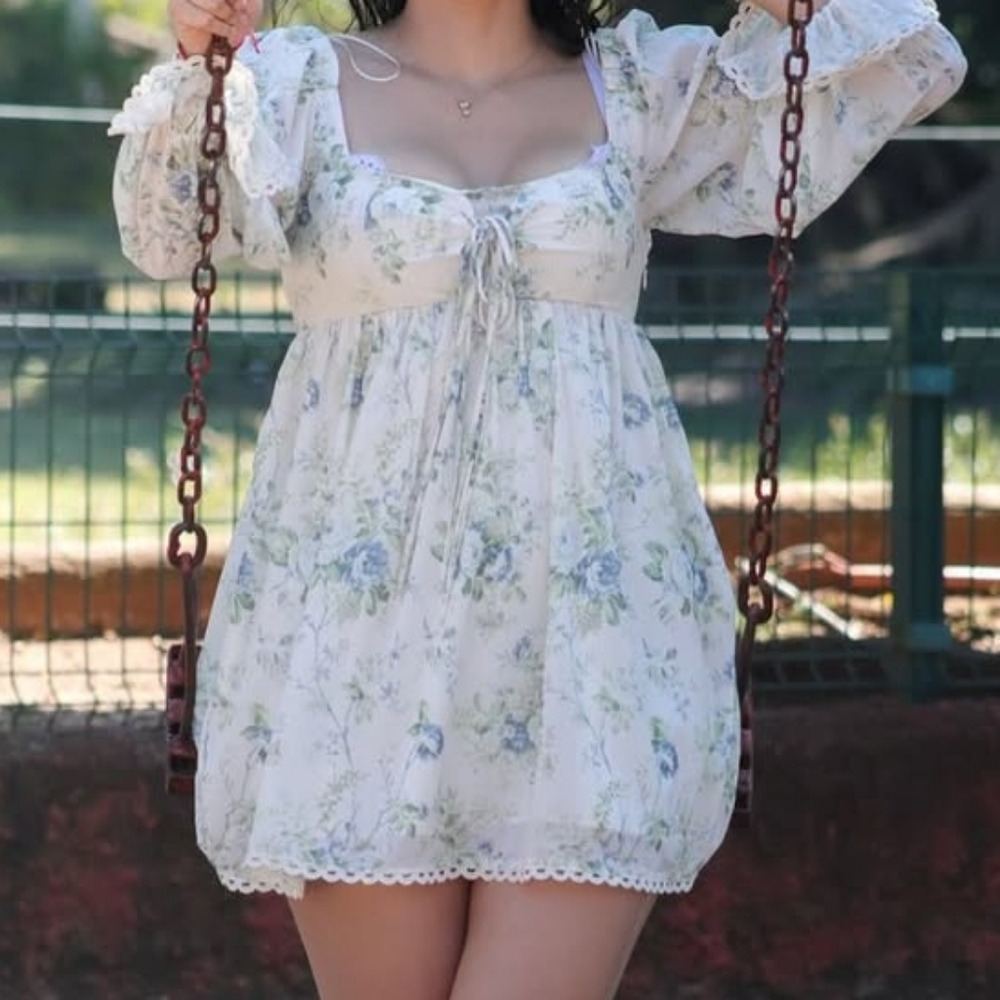 Altar'd State Floral Ruffled Dress - Picture 6 of 15
